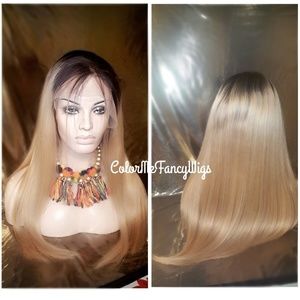 VIRGIN BRAZILIAN STRAIGHT T1B/613/27HL FRONT LACE